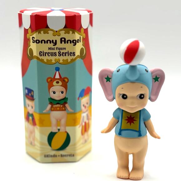 New Sonny Angel Circus Series Elephant Mini Figure w/Box - Picture 1 of 5